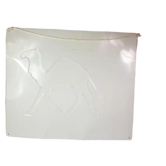 Vintage Cigarette Red Smoke Kamel Tin Sign R J Reynolds Tobacco Company … - Picture 9 of 9